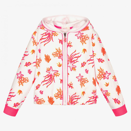 BILLIEBLUSH Bluza dziewczęca z kapturem plażowa 
