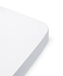 DEAR APRIL FITTED BABY SHEET 70X140 CM, SIMPLY WHITE