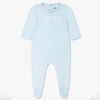 KENZO Kids Baby boys organic cotton Tiger babygrows set in blue