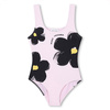 MARC JACOBS Girls pink DAISY swimsuit
