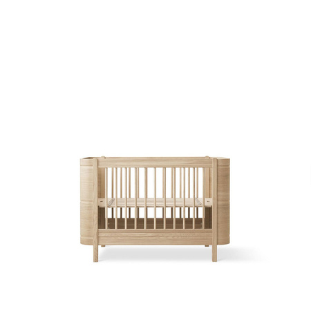 OLIVER FURNITURE WOOD MINI+ COT BED EXCL. JUNIOR KIT, oak
