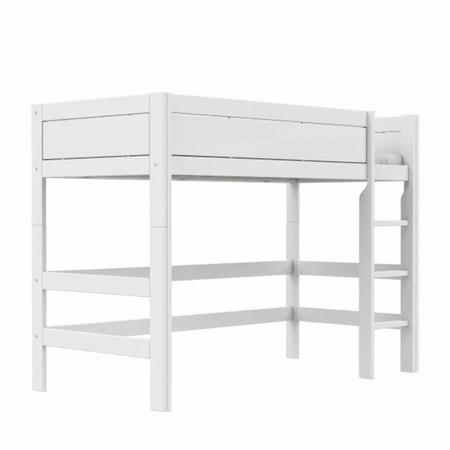 LIFETIME Kidsrooms High Sleeper Bed with Ladder 152 cm, white