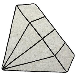 DILI BEST DINO Dywan dziecięcy beżowy w kolorowe pasy 140x200 cm