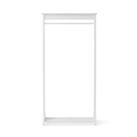 OLIVER FURNITURE SEASIDE CLOTHES RAIL 125 CM WHITE
