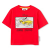 THE MARC JACOBS T-shirt dziecięcy dla dziewczynki z nadrukiem zielony