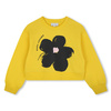 THE MARC JACOBS Girls DAISY sweatshirt, yellow