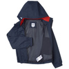 BOSS KIDS Boys Hooded Windbreaker in Navy