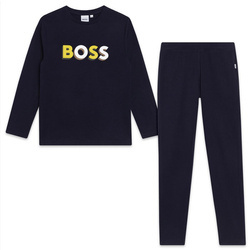 BOSS Kids Boys navy pajamas