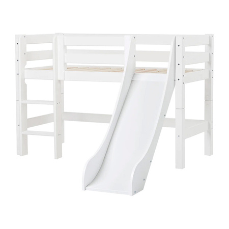 HOPPEKIDS  ECO Luxury Łóżko piętrowe ze zjeżdżalnią i pionową drabinką 70x160 cm