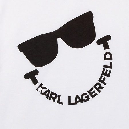 KARL LAGERFELD KIDS T-shirt dziecięcy z krótkim rękawem SMILE