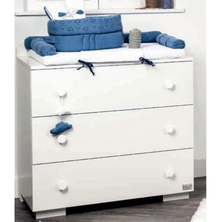 PICCI SPACE Komoda z niebieską aplikacją