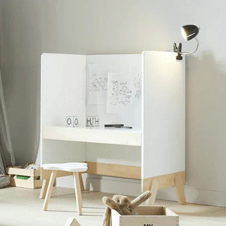 PICCI Nene Komoda do pokoiku dziecięcego z wanienką i trzema szufladami z misiem z różową wstążką