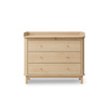 OLIVER FURNITURE WOD dresser with 3 drawers and changing table, oak 