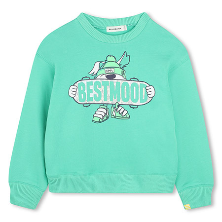 BILLIEBLUSH Bluza dziecięca z nadrukiem, zielona