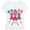 THE MARC JACOBS T-shirt dziewczęcy z krótkim rękawem z nadrukiem