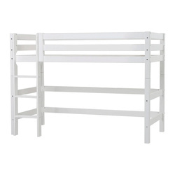 Hoppekids ECO Luxury high sleeper bed with straight ladder 90x200 cm