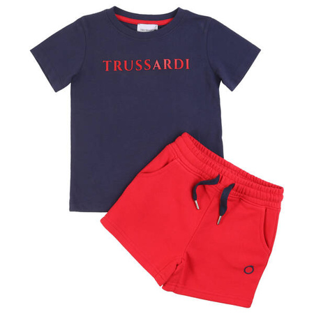 TRUSSARDI Komplet dziecięcy t-shirt z krótkim rękawem i spodenki