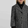 TWINSET Girls grey and black coat