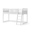  OLIVER FURNITURE Łóżko dziecięce na niskiej antresoli Seaside Classic low loft 90x200 cm