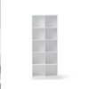 OLIVER FURNITURE Wood Дерев'яна дитяча біла книжкова шафа з основою 2x5