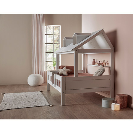 LIFETIME Kidsrooms Łóżko dziecięce Beach House 120x200, białe