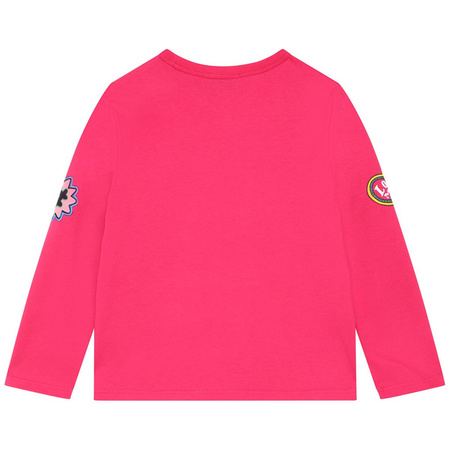 THE MARC JACOBS Girls long sleeves tee-shirt with print in pink