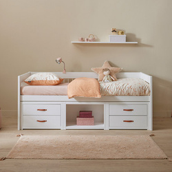 LIFETIME Kidsrooms Breeze Kid's Cabin bed with drawers and storage