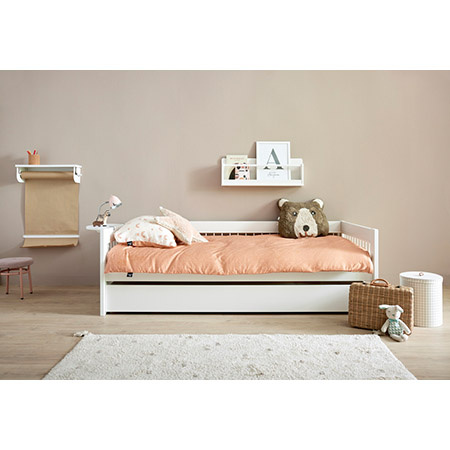 LIFETIME Kidsrooms Breeze Łóżko dziecięce pojedyncze, białe