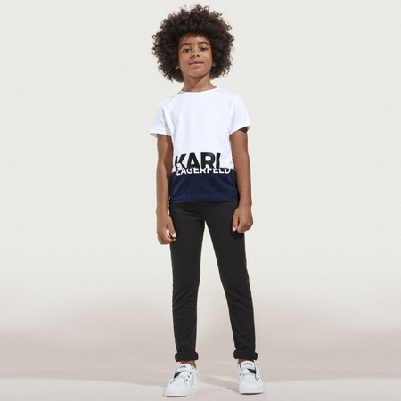 KARL LAGERFELD Kids T-shirt z nadrukiem