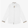 BOSS Kids Boys long sleeve white shirt