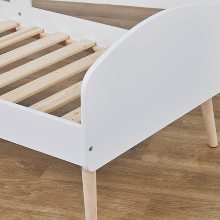  HOPPEKIDS Łóżko młodzieżowe białe 70x160 cm