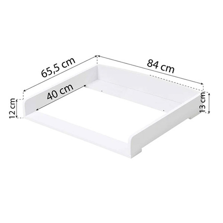 HOPPEKIDS CHRISTIAN Przewijak na komodę dziecięcą biały