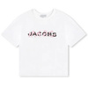 THE MARC JACOBS T-shirt dziecięcy dla dziewczynki z logo biały