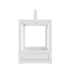 LIFETIME Kidsrooms Дитяче ліжко Монтессорі 90x200 з каркасом даху