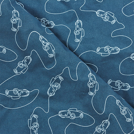 Hoppekids Kids Cars bedding, Adult size 140x200/63x60cm