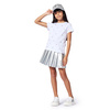 KARL LAGERFELD Girls' T-shirt with logo, white