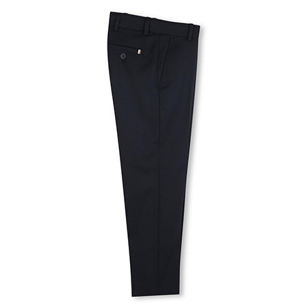 BOSS Kids Boys wool suit trousers, navy