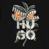HUGO Boys black cotton t-shirt with print