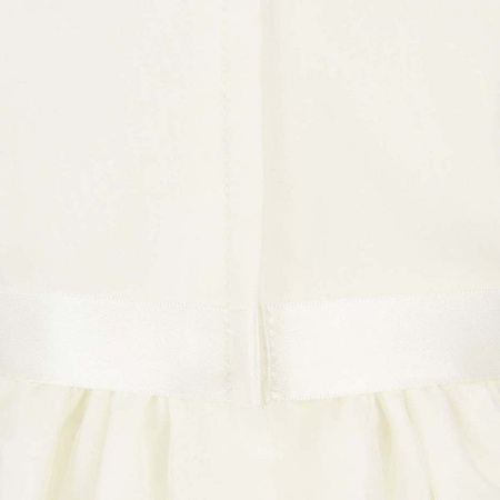 SARAH LOUISE Girls tulle and organza dress in ivory