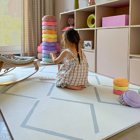 EEVEVE Дитячий ігровий килимок PLAYMAT Beni - Powder Blue