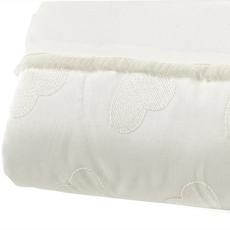 PICCI NANNY Kołderka dziecięca + poszewka na poduszkę kremowa