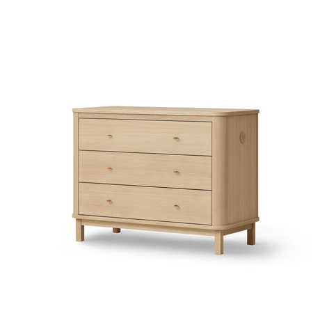 OLIVER FURNITURE WOOD Komoda dziecięca z trzema szufladami, oak