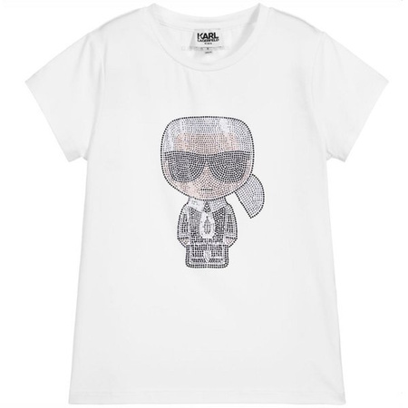 KARL LAGERFELD KIDS Girls long sleeves tee-shirt