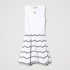 TWINSET Girls sleeveless jacquard logo dress, pink