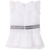 KARL LAGERFELD Kids Baby Girls White Elegant Organza Dress