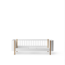 OLIVER FURNITURE Wood Łóżko dziecięce WOOD MINI junior 68x162 cm, biały/dąb