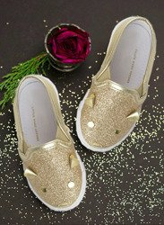 THE MARC JACOBS Tenisówki dziewczęce złote