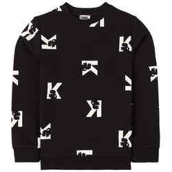 KARL LAGERFELD KIDS Bluza chłopięca czarna z logo