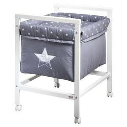 PICCI STELLA Kołyska dziecięca biało-szara