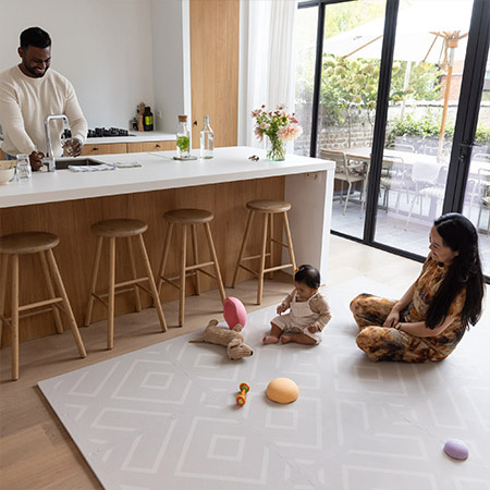 EEVEVE PLAYMAT Modern Blocks - Dune